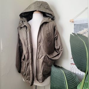 Zara army green jacket coat